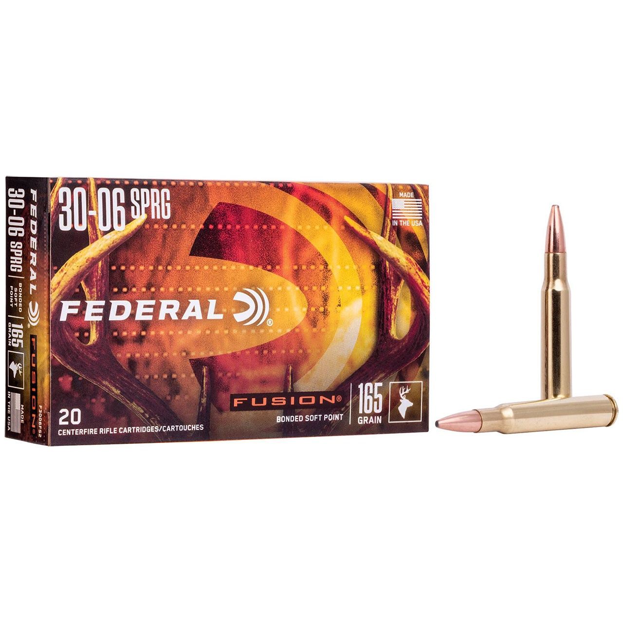 Federal Fusion 30-06 Sprg 165gr BSP