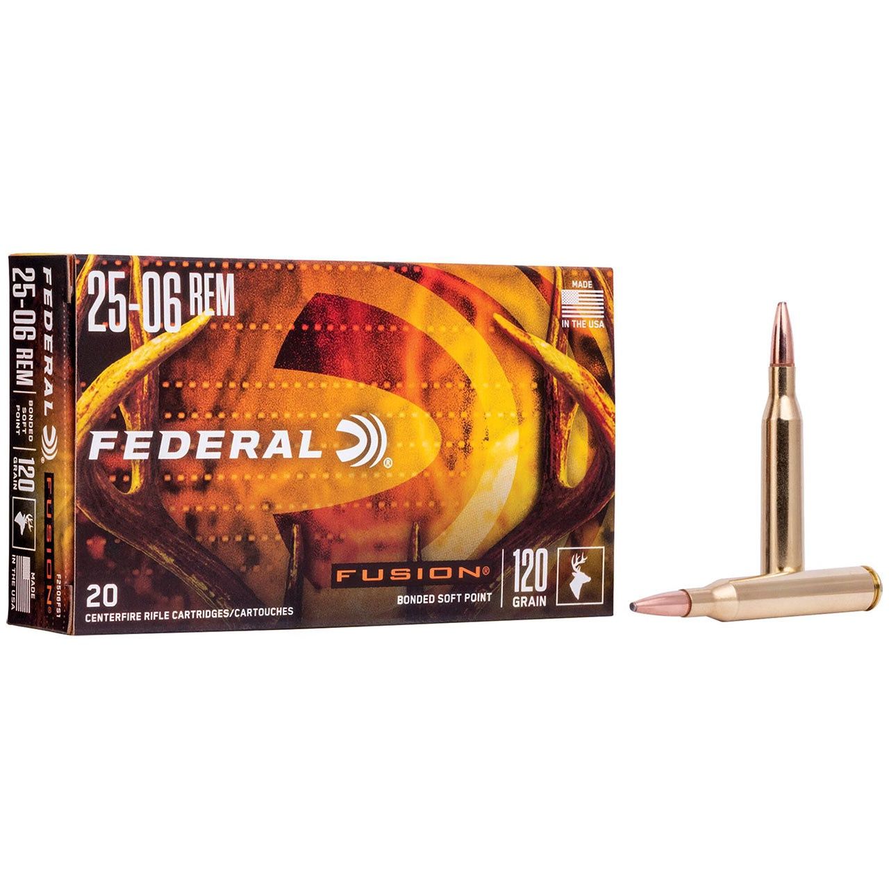 Federal Fusion 25-06 Rem 120gr