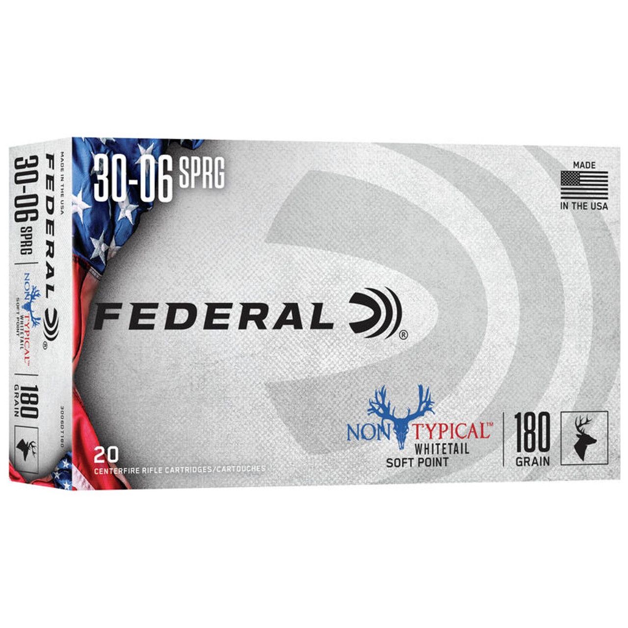Federal Non Typical Whitetail 30-06 Sprg 180gr SP
