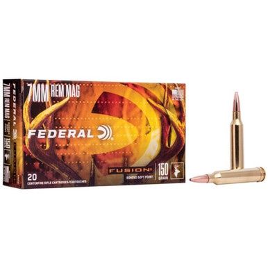 Federal Fusion 7mm Rem Mag 150gr BSP