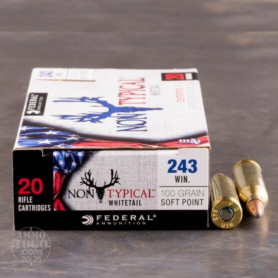 Federal Non Typical Whitetail 243 Win 100gr SP