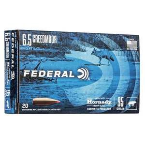 Federal Varmint &amp; Predator 6.5 Creedmoor 95gr V-Max