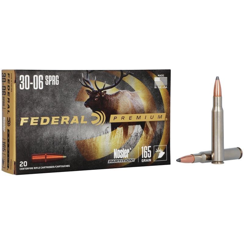 Federal Premium Nosler Partition 30-06 Sprg 165gr