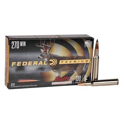 Federal Premium Swift Scirocco II 270 Win 130gr