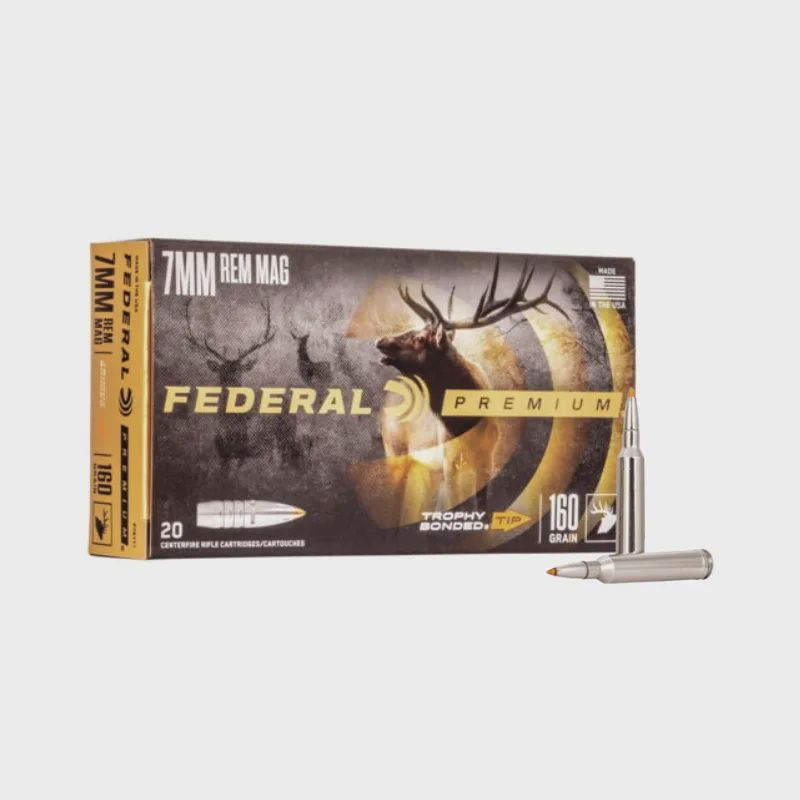 Federal Premium TBT 7mm Rem Mag 160gr TBT
