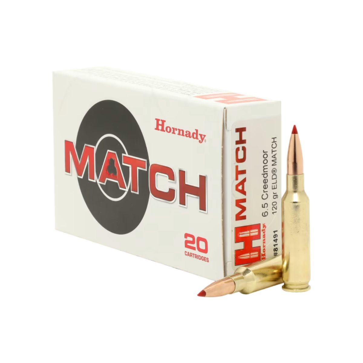 Hornady 6.5 Creedmoor 120gr ELD Match