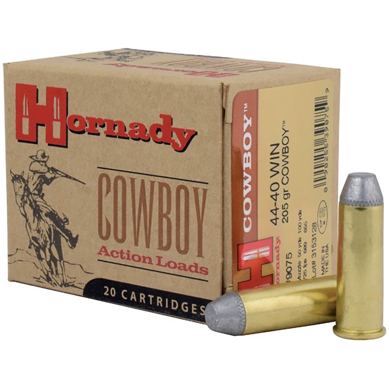 Hornady Cowboy 44-40 Win 205gr Cowboy