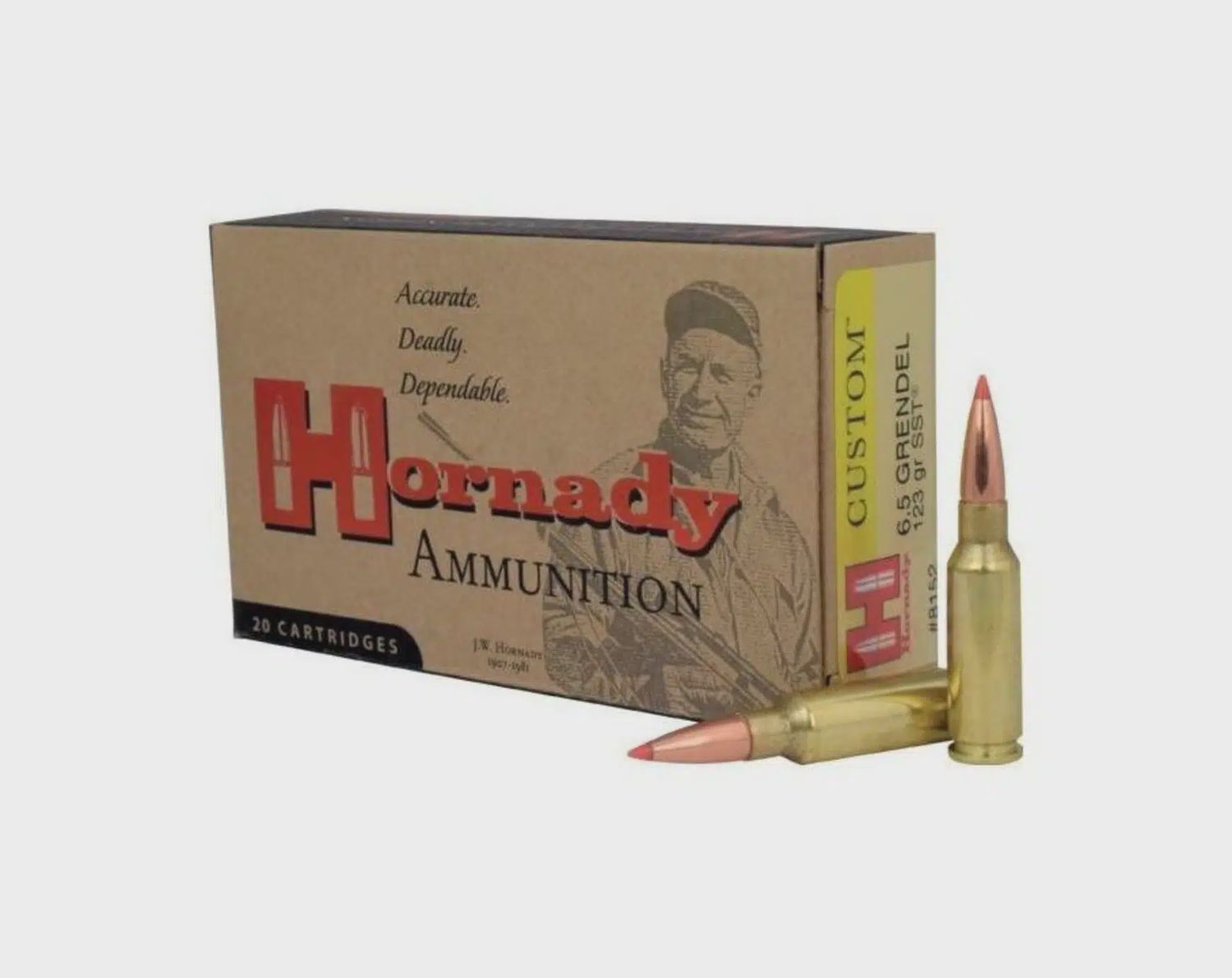 Hornady Custom 6.5 Grendel 123gr SST