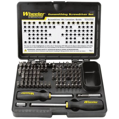 Wheeler 89pc Gunsmithing Screwdriver Set