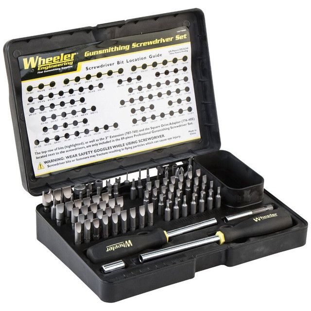 Wheeler 89pc Gunsmithing Screwdriver Set