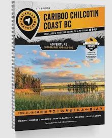 Backroad Map Spiral Cariboo Chilcotin Coast BC 5th