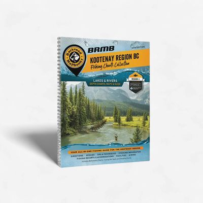 Backroad Map Kootenay Region BC Fishing Chart Collection