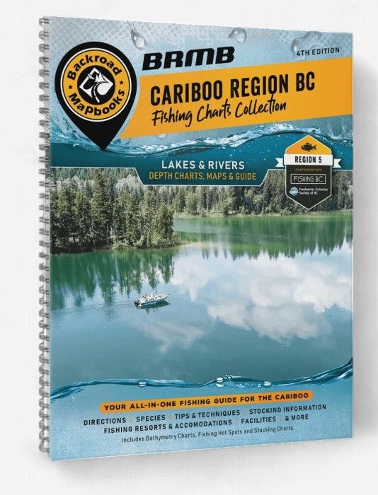 Backroad Map Cariboo Region BC Fishing Chart Collection