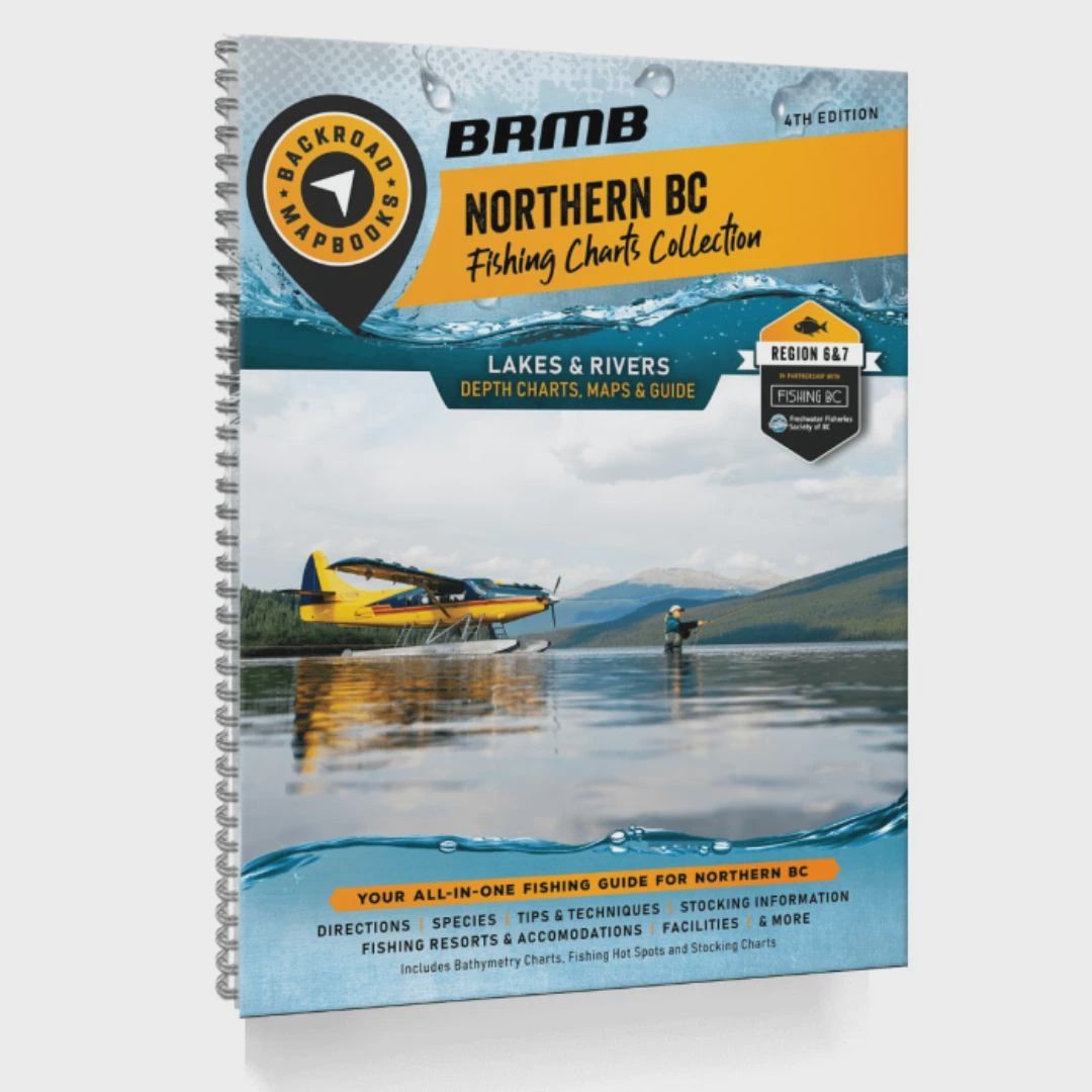 Backroad Map Northern BC Fishing Chart Collection