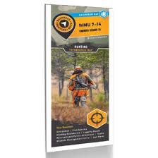 Backroad Map Topographic Waterproof Hunting Maps