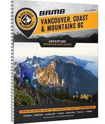 Backroad Map Spiral Vancouver, Coast &amp; Mountains BC