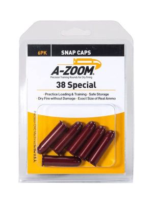 A-Zoom Snap Caps 38spl 6pk