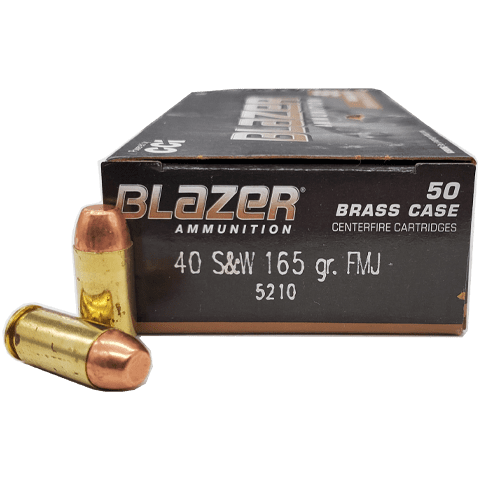 CCI Blazer Brass 40 S&amp;W 165gr FMJ