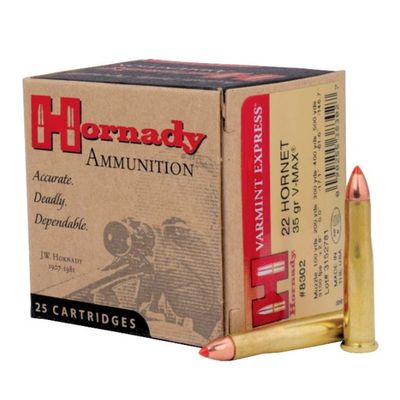 Hornady Varmint Express V-max 22 HORNET 35gr V-MAX