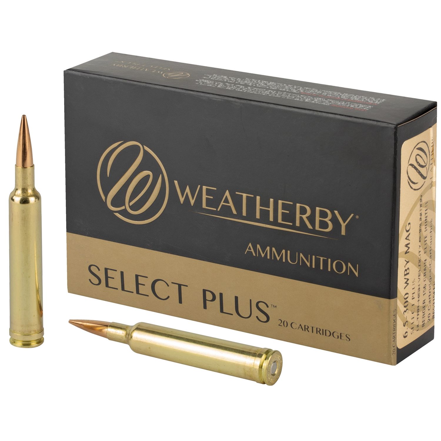 Weatherby 6.5-300 Wby Mag 156gr Berger Elite Hunter