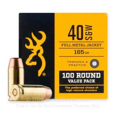 Browning 40 S&amp;W 165gr FMJ