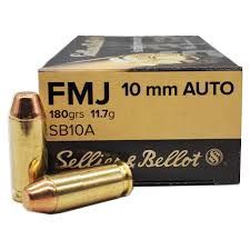 S&amp;B 10 mm Auto 180gr FMJ