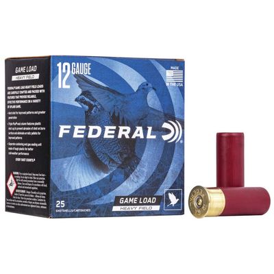 Federal Heavy Field Load 12ga 1 1/8 #4 Shot