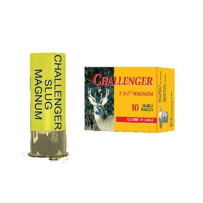 Challenger 20ga 2.75"- 7/8 Slugs