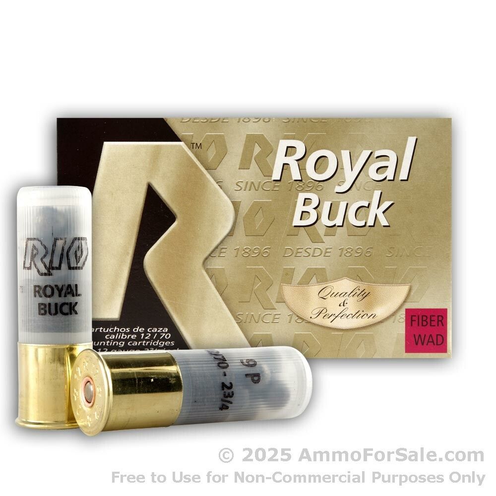 Rio Royal Buck 12ga 4 Buck 5pk