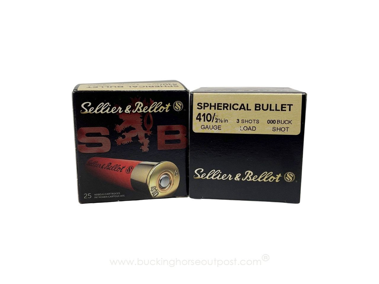 S&amp;B 410ga 000B Buckshot 2.5" 25rds