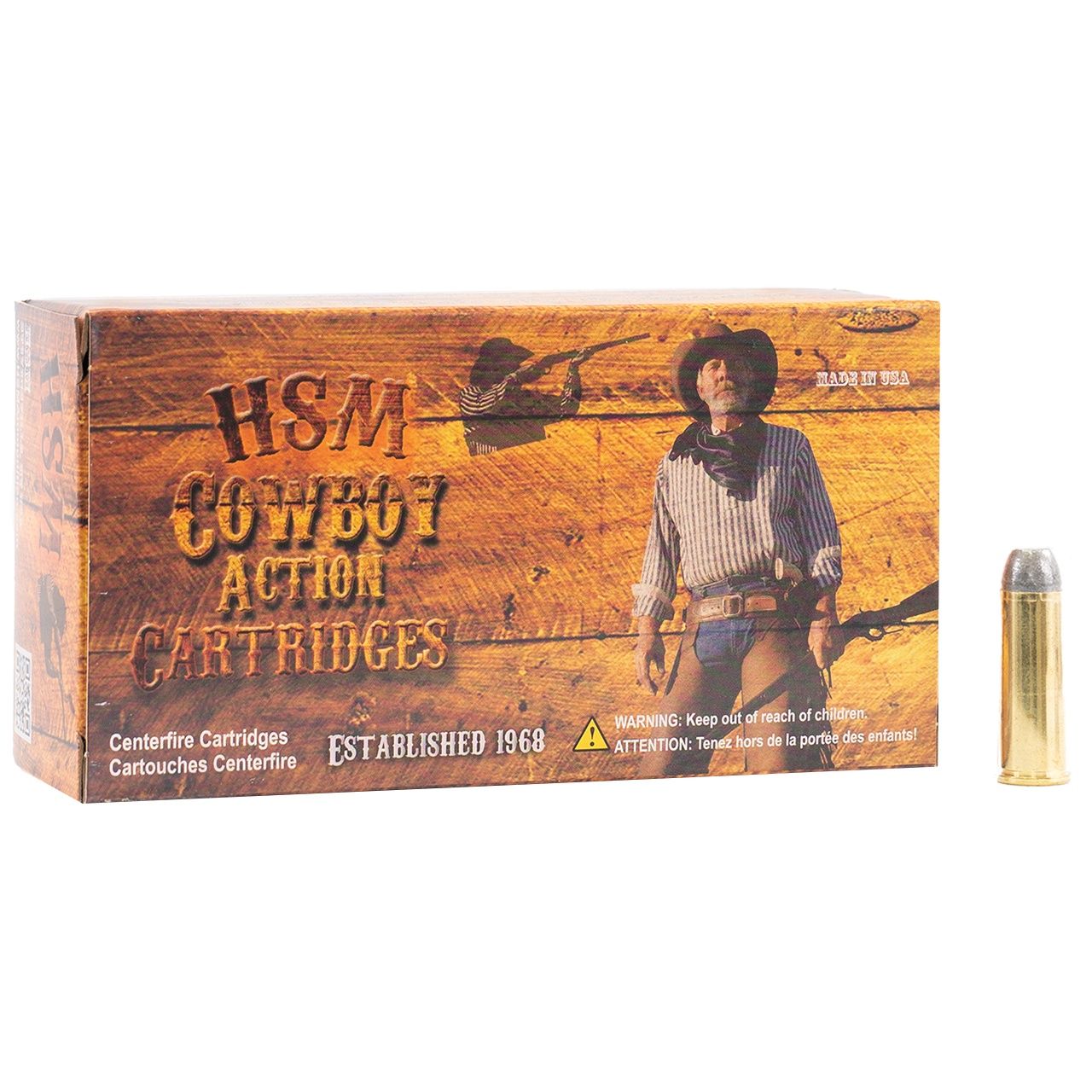 HSM Cowboy Action RNFP 45 Colt 250gr RNFP