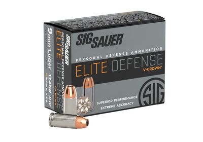 Sig Sauer Elite Defense 9mm 124gr JHP