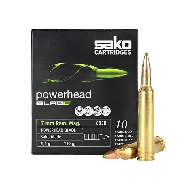 Sako Powerhead Blade 7mm Rem Mag 140gr Copper 10rds