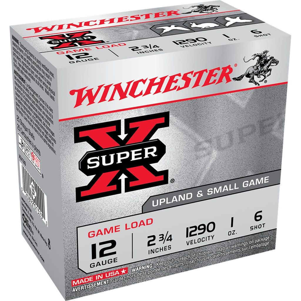 Winchester Super X Game Load 12ga 2.75" 1oz #6