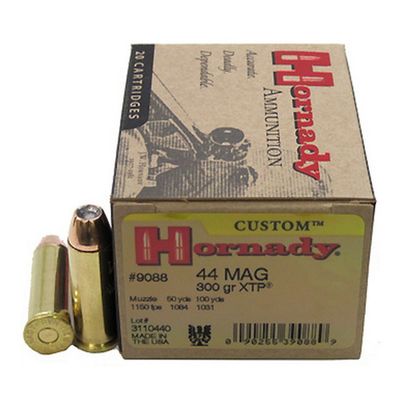 Hornady Custom XTP 44 Rem Mag 300gr XTP