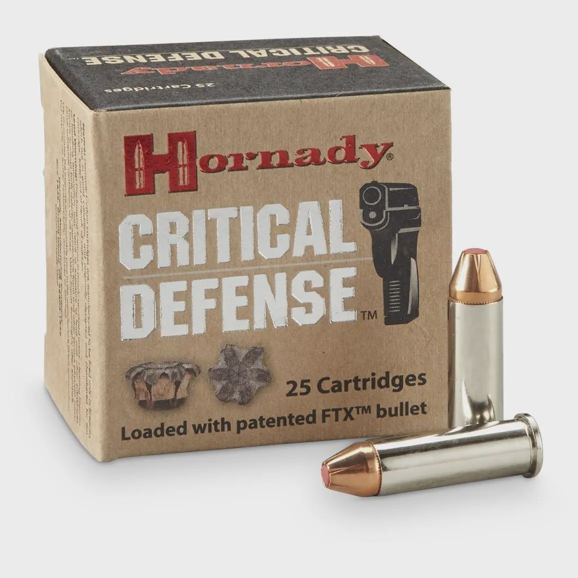Hornady Critical Defense 38 SPL+P 110gr FTX