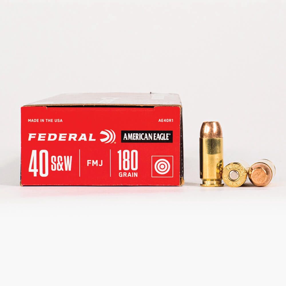 Federal 40 S&amp;W American Eagle 180gr FMJ