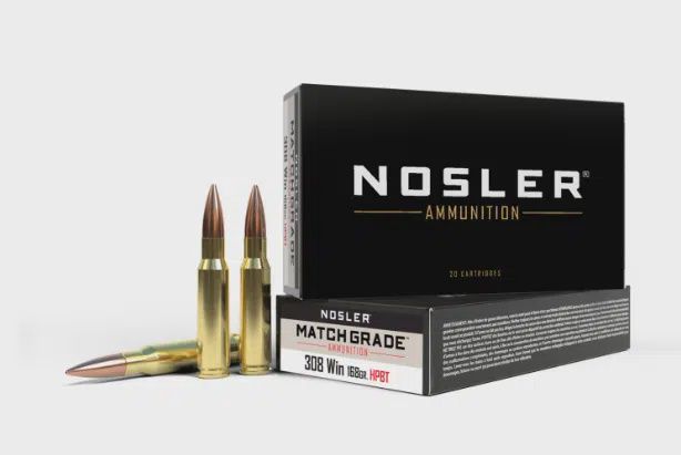 Nosler Match Grade Custom Competition 308 Win 168gr