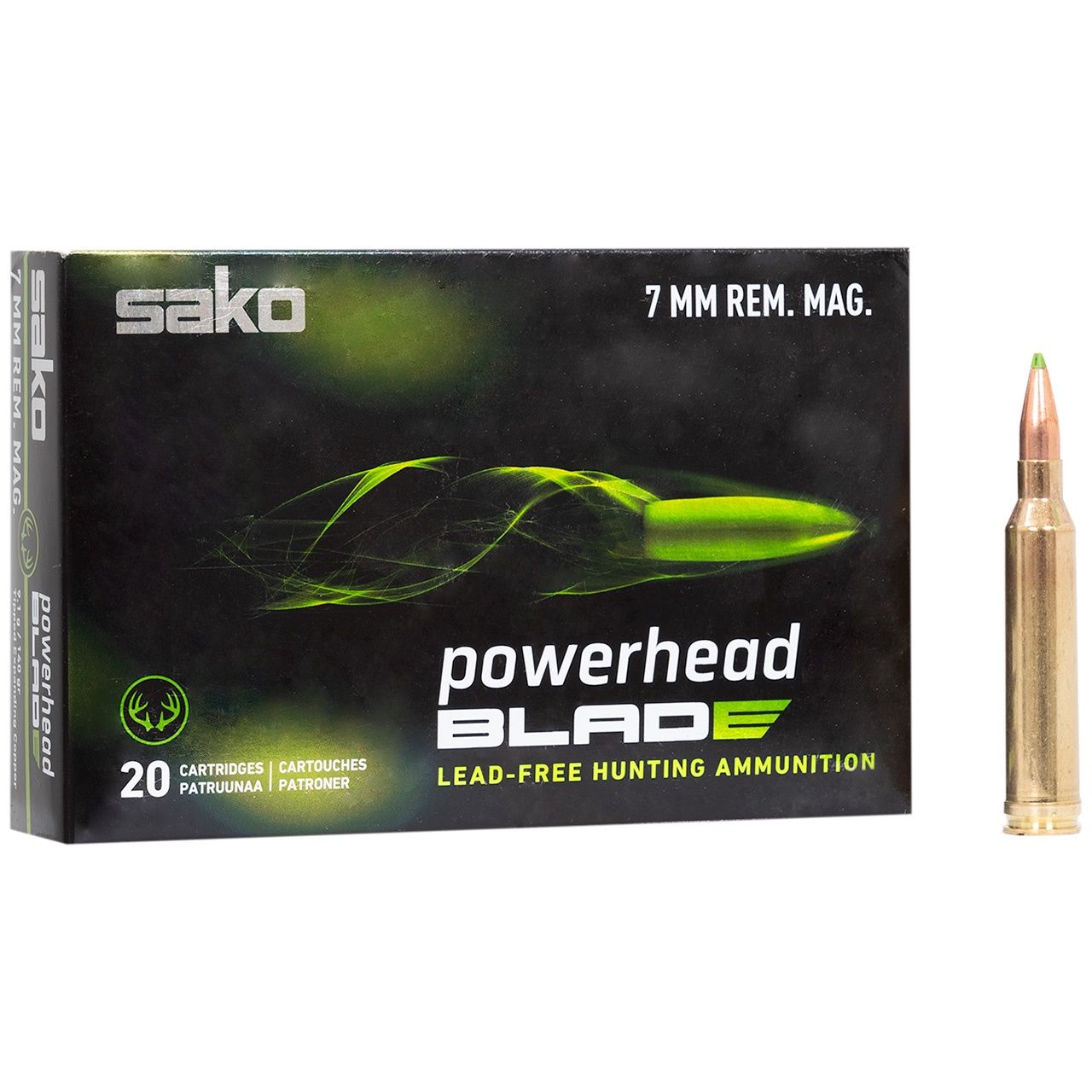 Sako Powerhead Blade 7mm Rem Mag 140gr Copper 20 Rnds