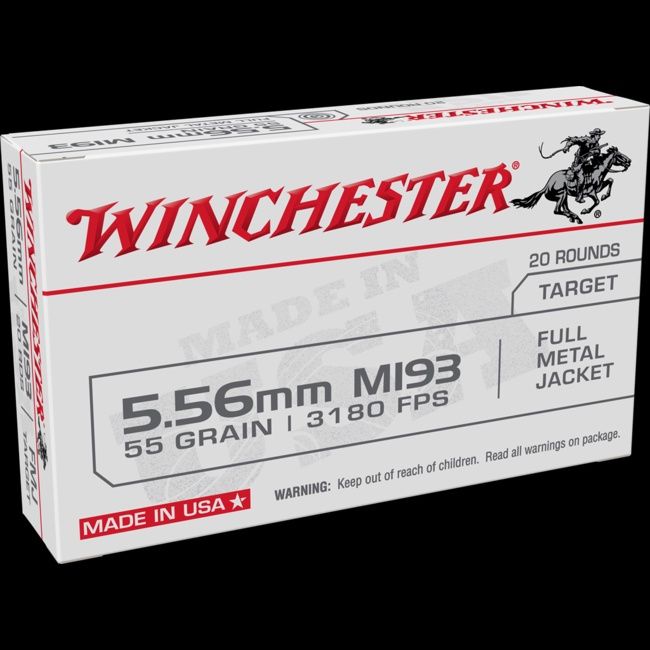 Winchester 5.56 FMJ 55gr
