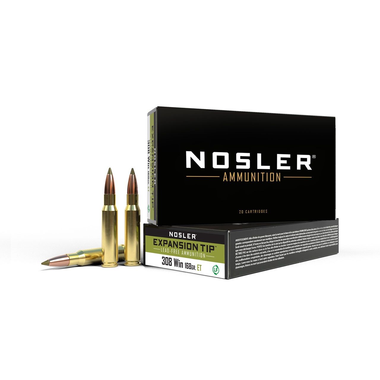 Nosler E-Tip 308 Win 168gr