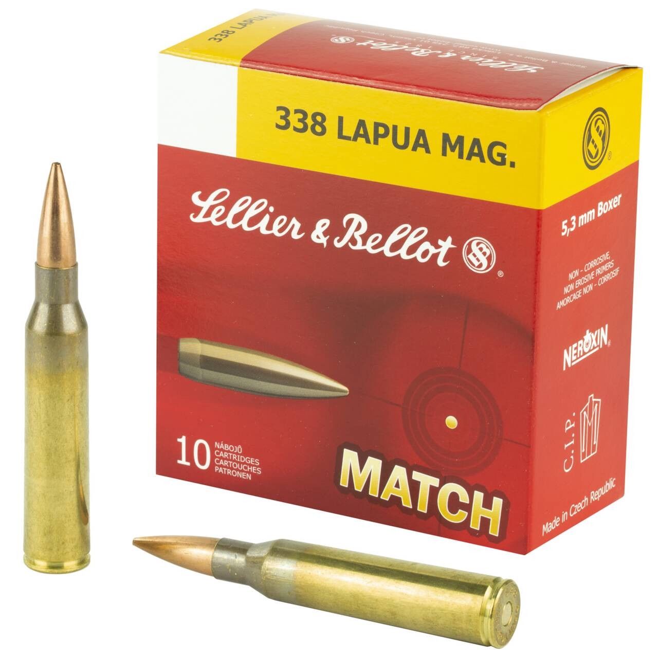 S&amp;B 338 Lapua Mag 300GR HPBT