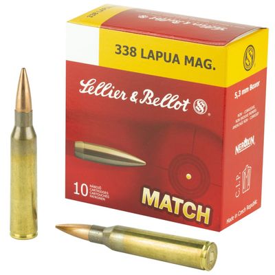 S&amp;B 338 Lapua Mag 300GR HPBT