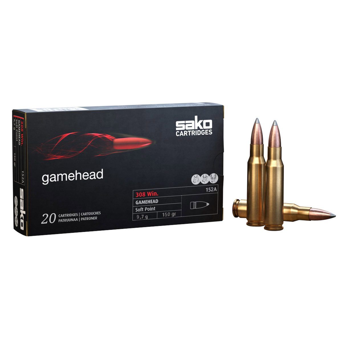 Sako Gamehead 308 Win 150gr SP