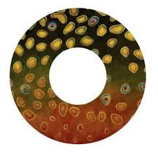 Redington ID 5/6 Reel Decal Brookie Skin