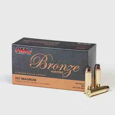 PMC Bronze 357 Mag 158gr JSP