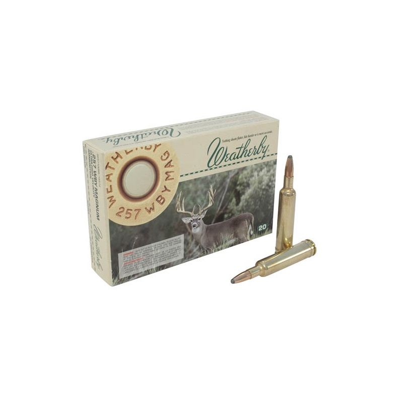 Weatherby 257 Wby Mag 100gr Spitzer