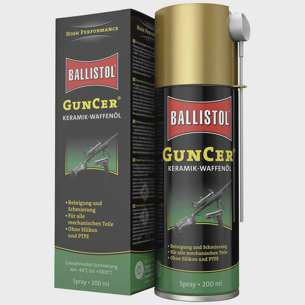 Ballistol Guncer Ceramic Gun Oil Spray 200ml