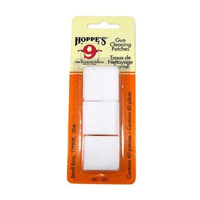 Hoppes Small Bore 17, 204 Gun Cleaning Patches