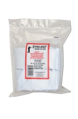 Pro-Shot 38-45cal 2.25" Patches 250pk